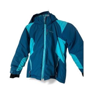 Kamik Blue and Teal Kids Puffer Jacket